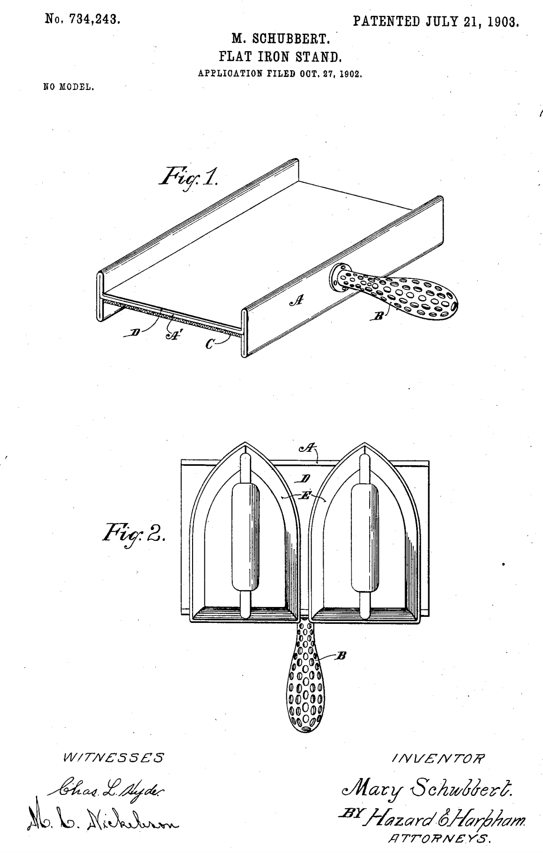US1054816 patent drawing