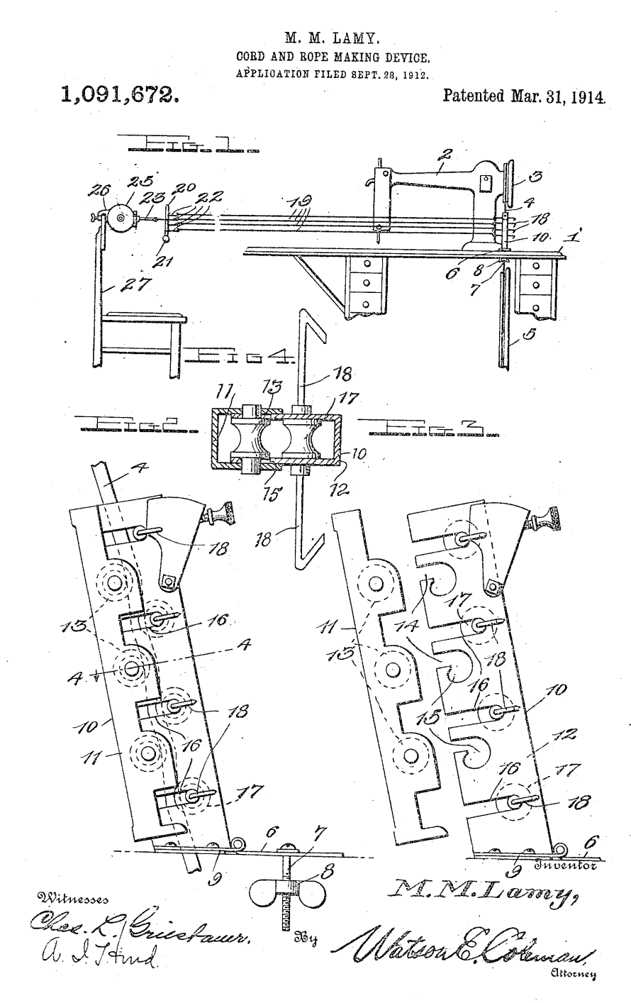 US1091672 patent drawing