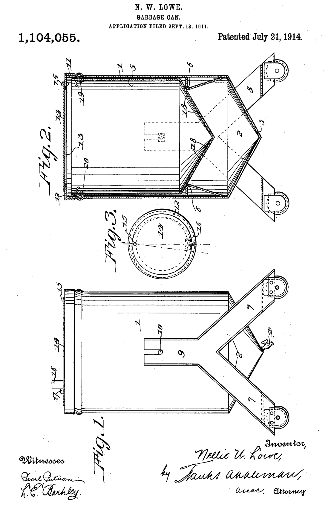 US1104055 patent drawing