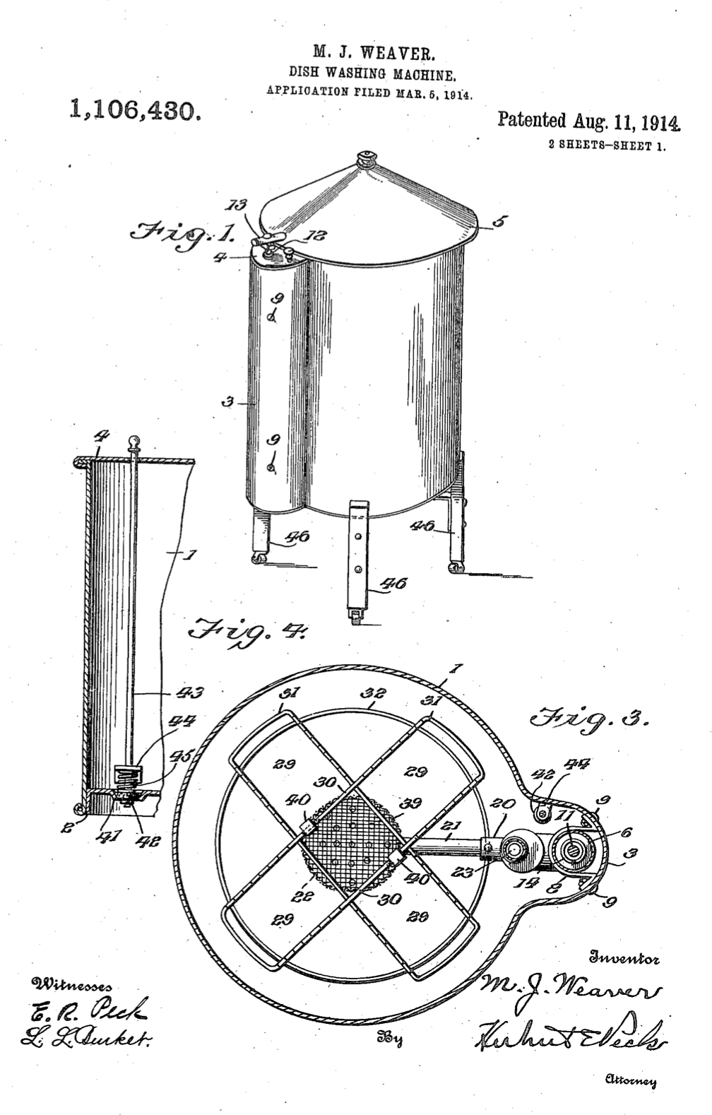 US1106430 patent drawing