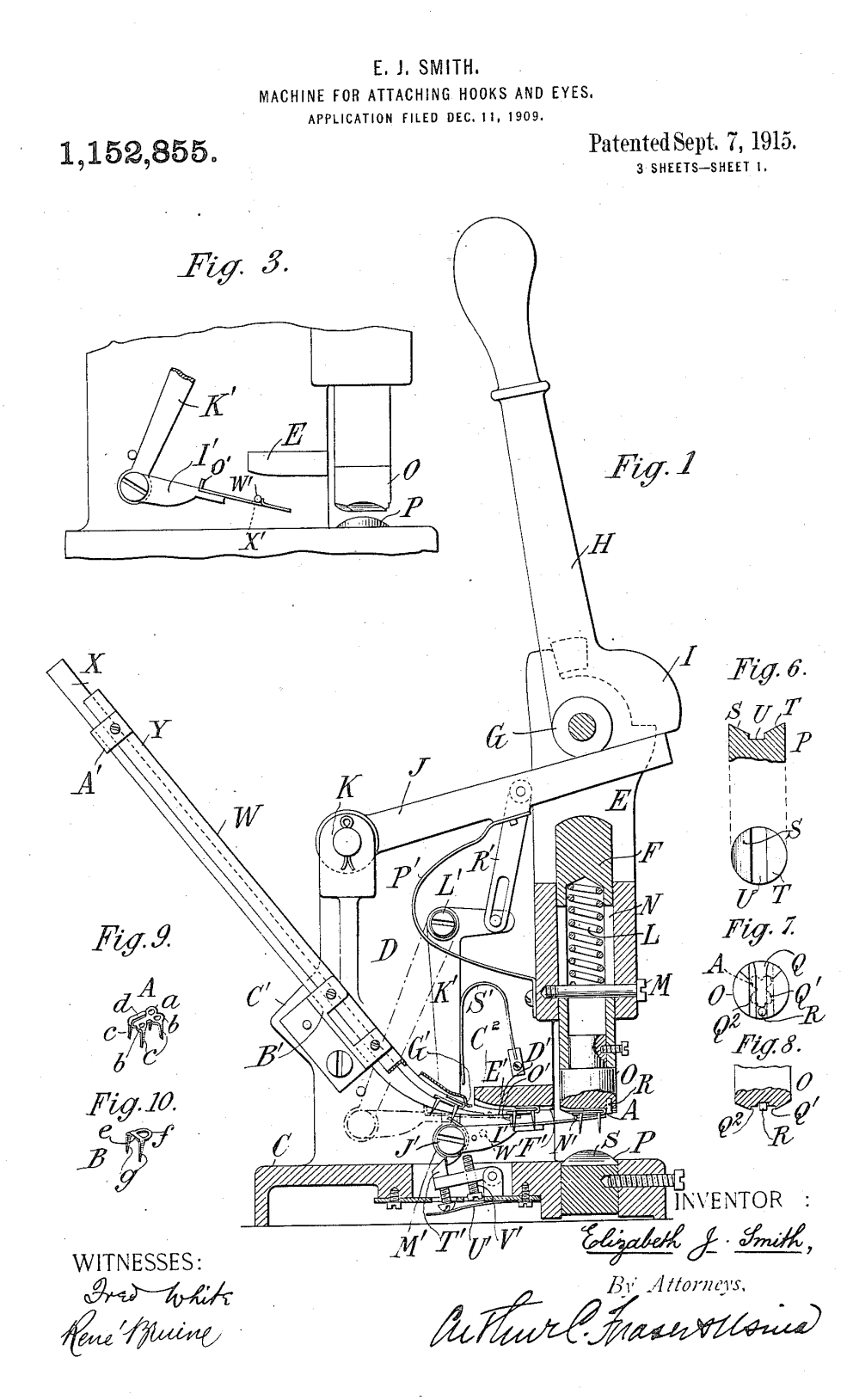 US1152855 patent drawing
