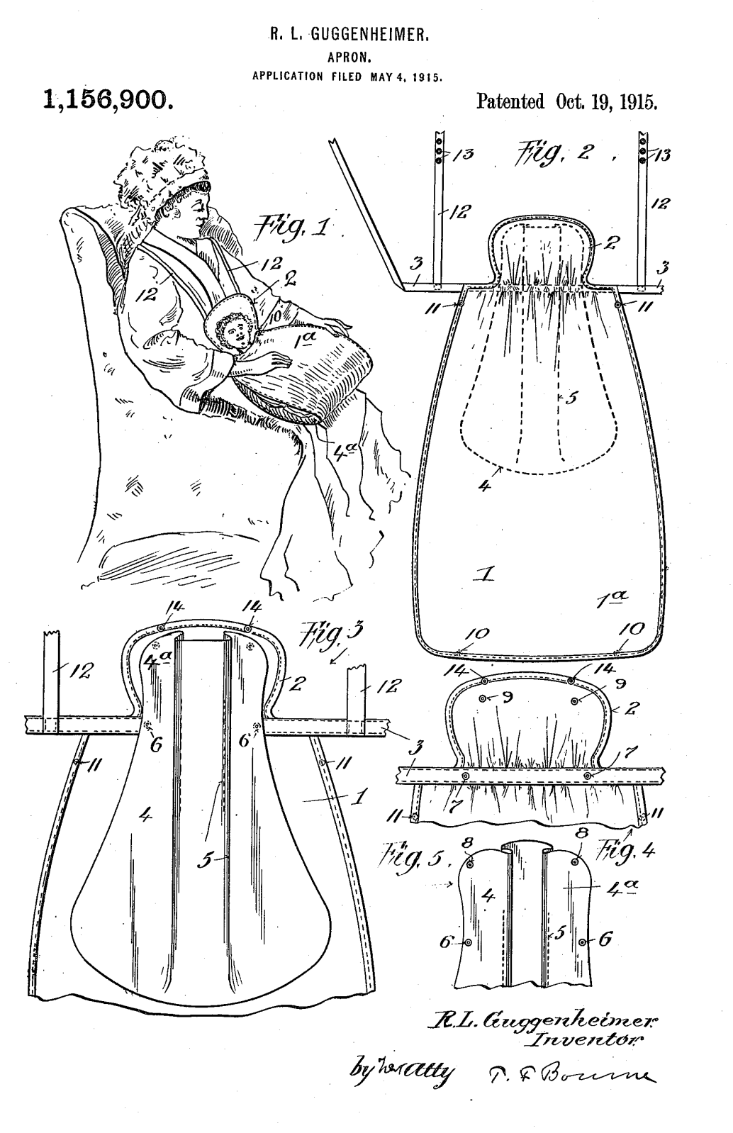 US1156900 patent drawing