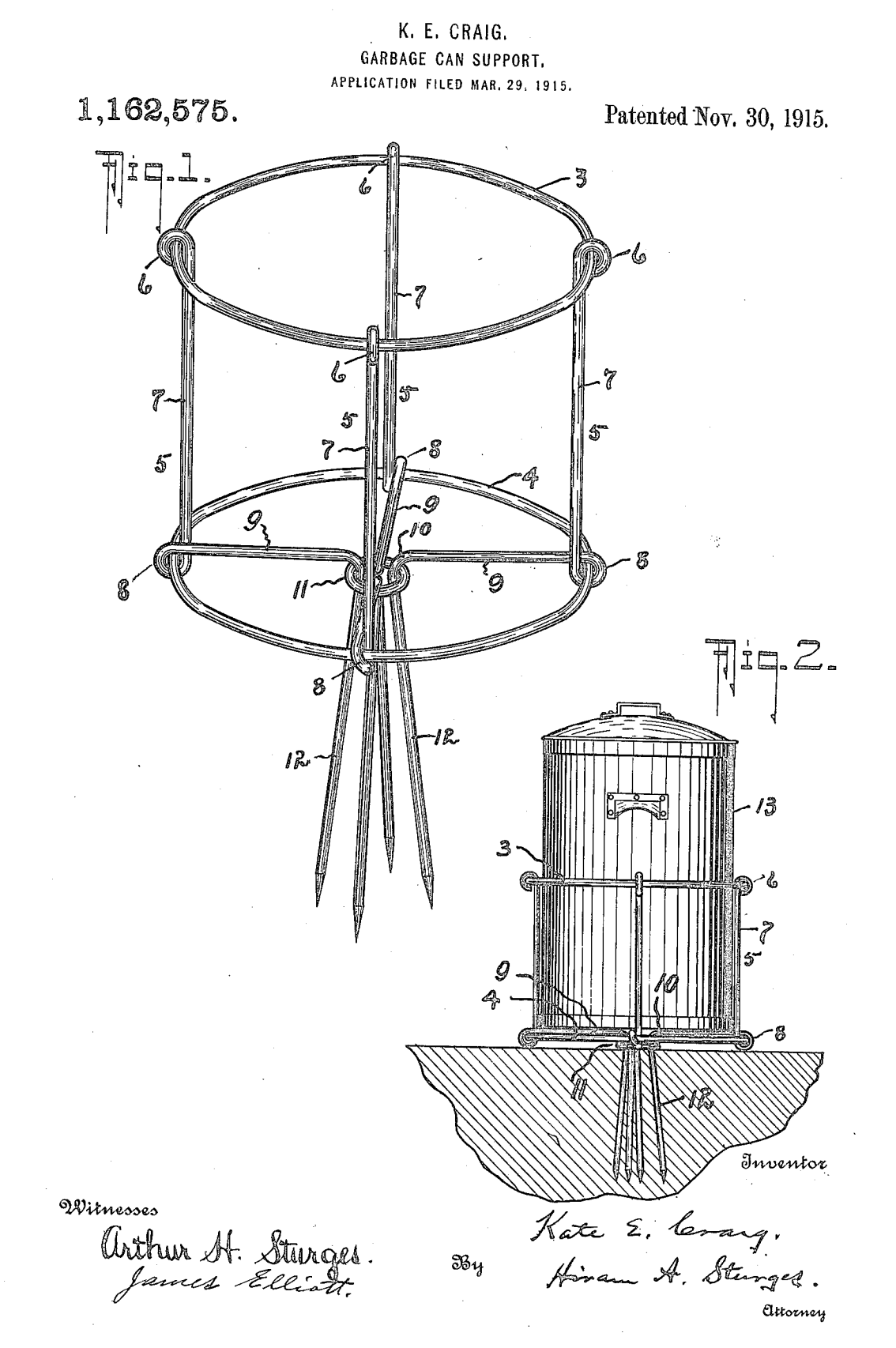 US1162575 patent drawing