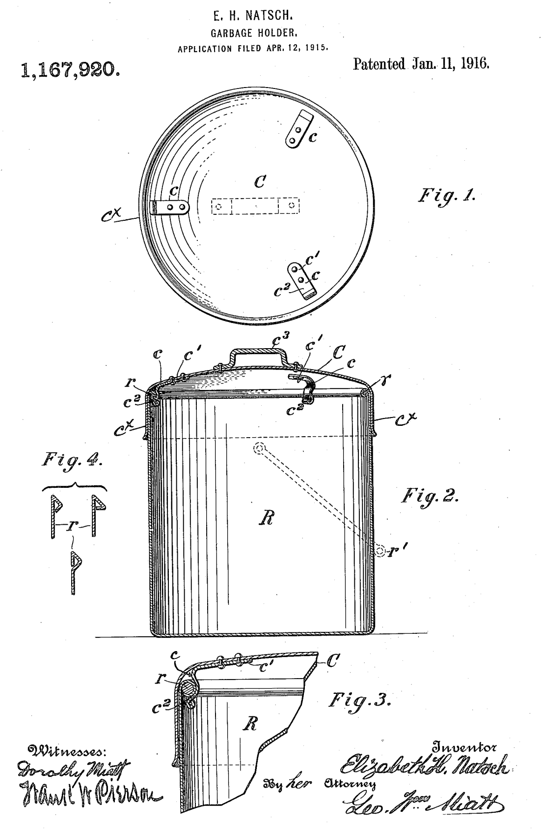 US1167920 patent drawing