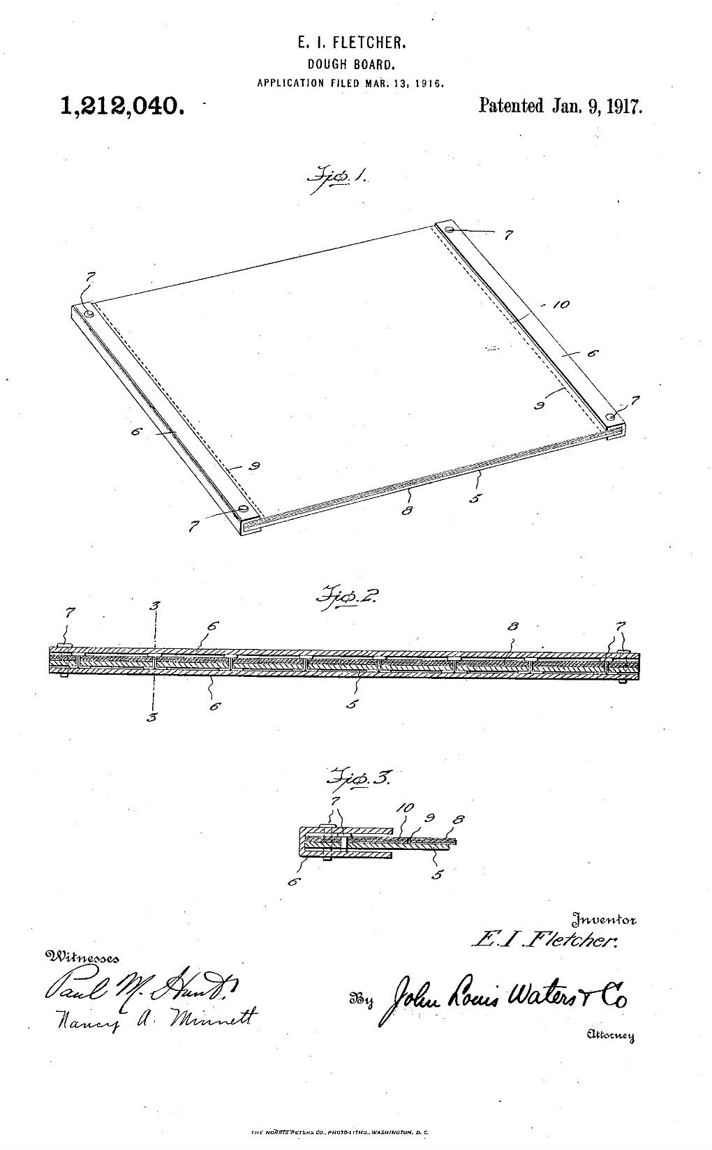 US1212040 patent drawing