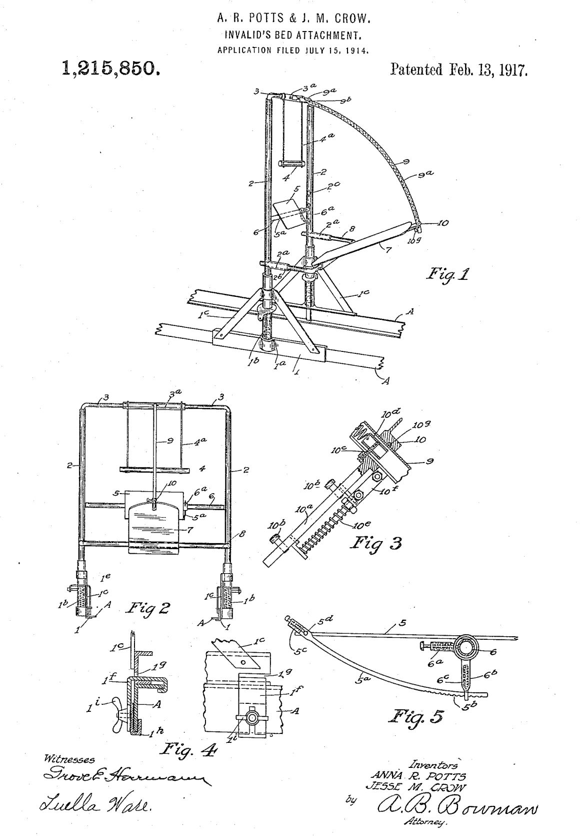 US1215850 patent drawing