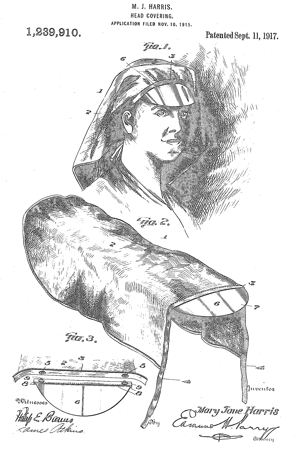 US1239910 patent drawing