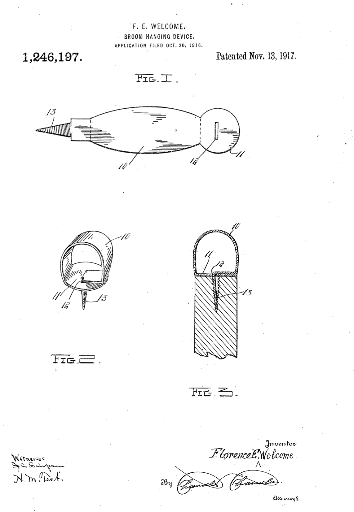 US1246197 patent drawing