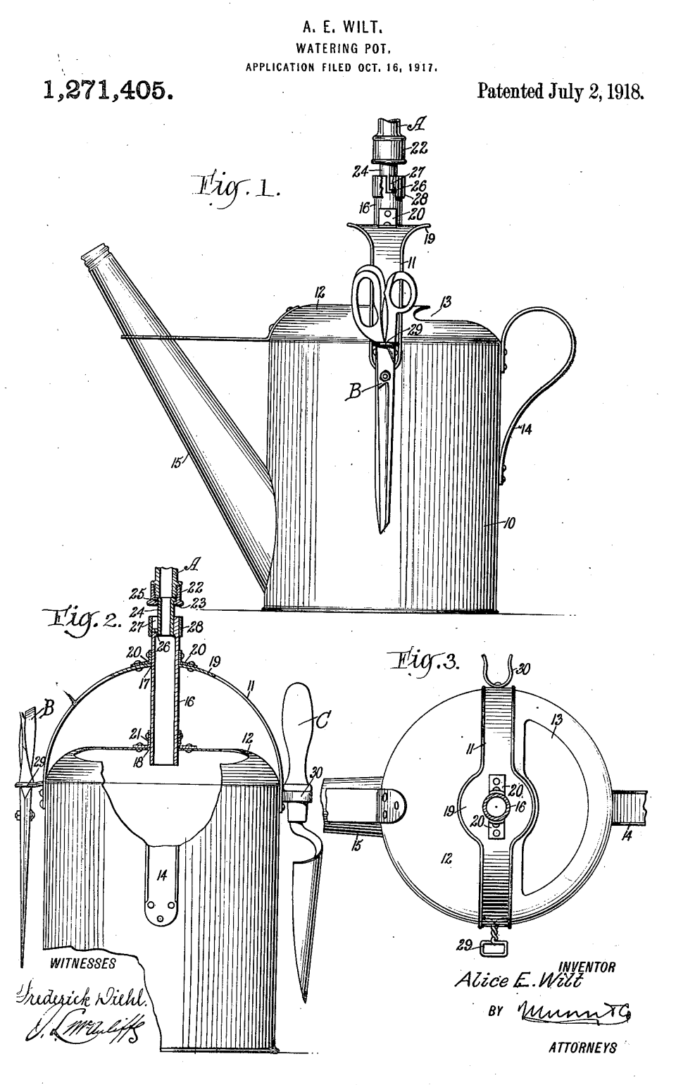 US1271405 patent drawing
