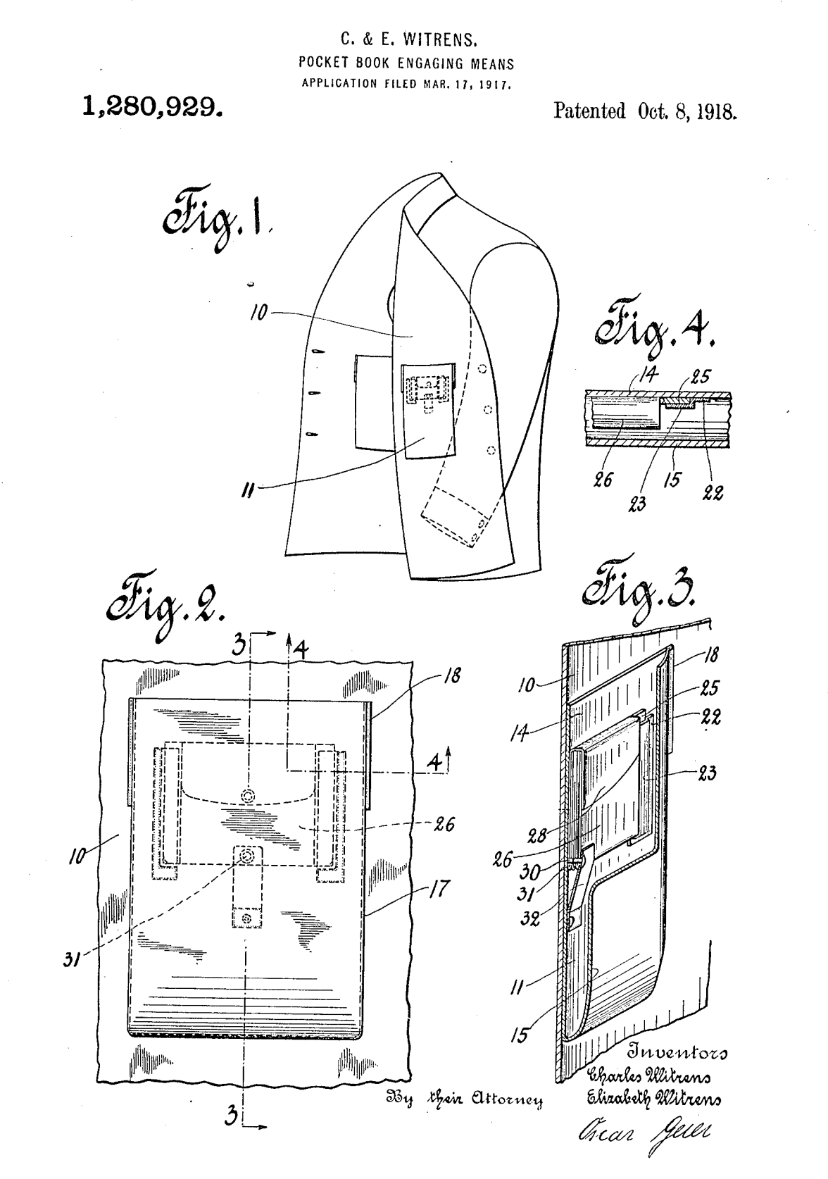 US1280929 patent drawing