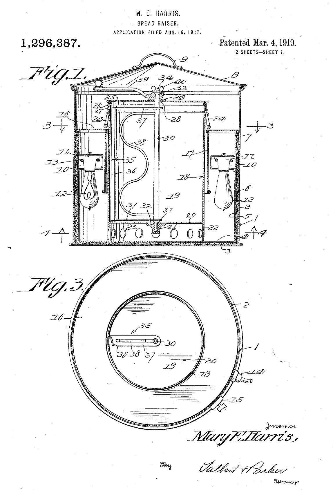 US1296387 patent drawing