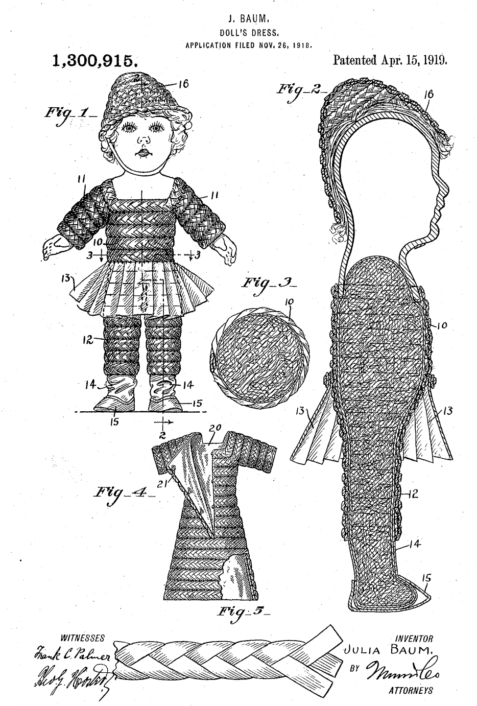 US1300915 patent drawing