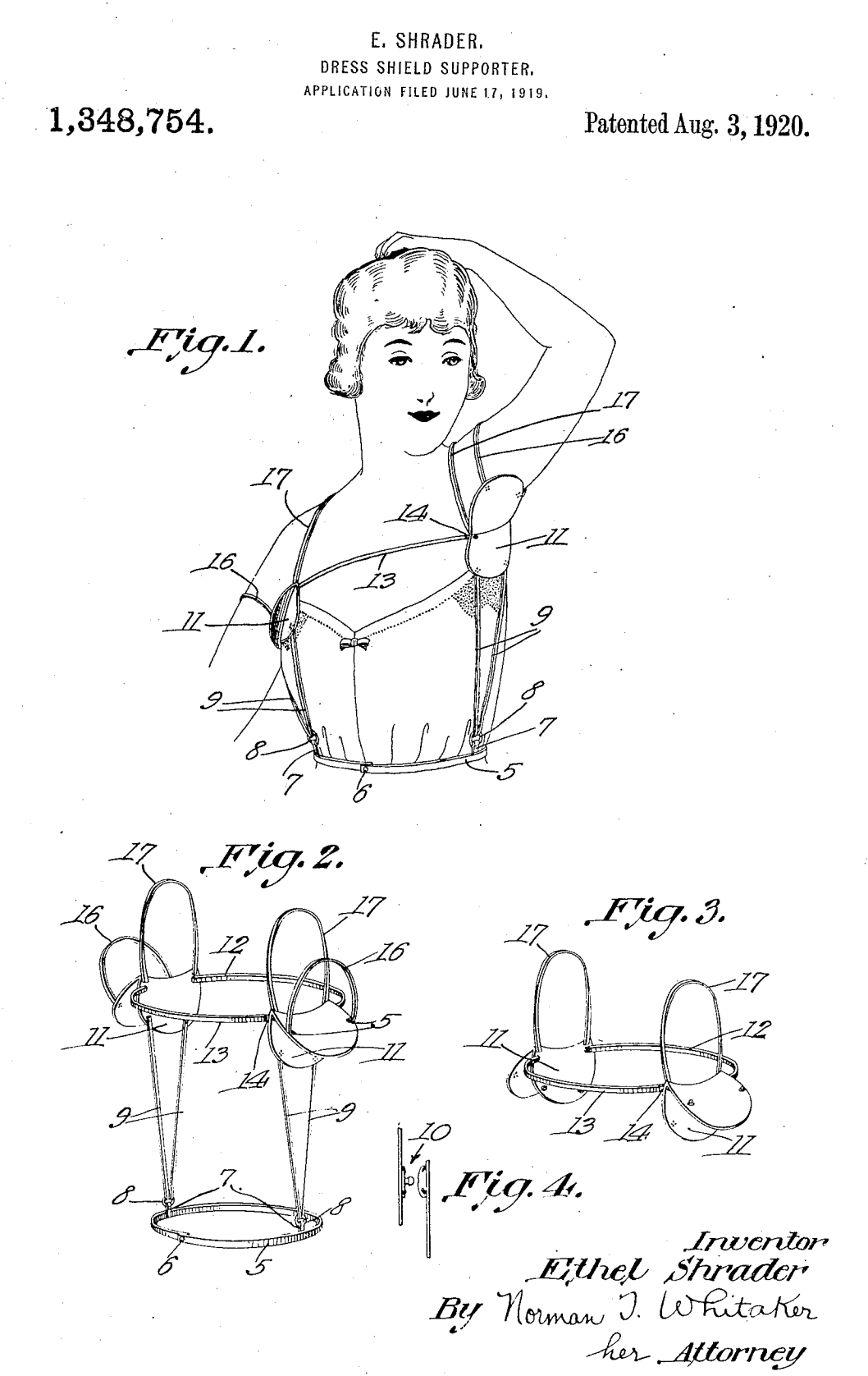 US1348754 patent drawing