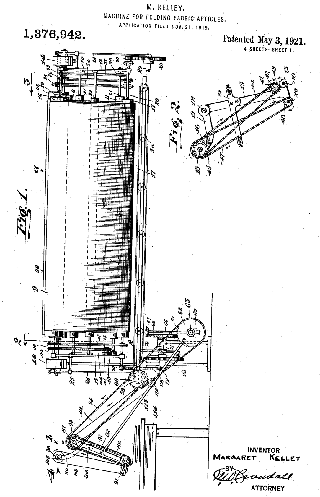 US1376942 patent drawing