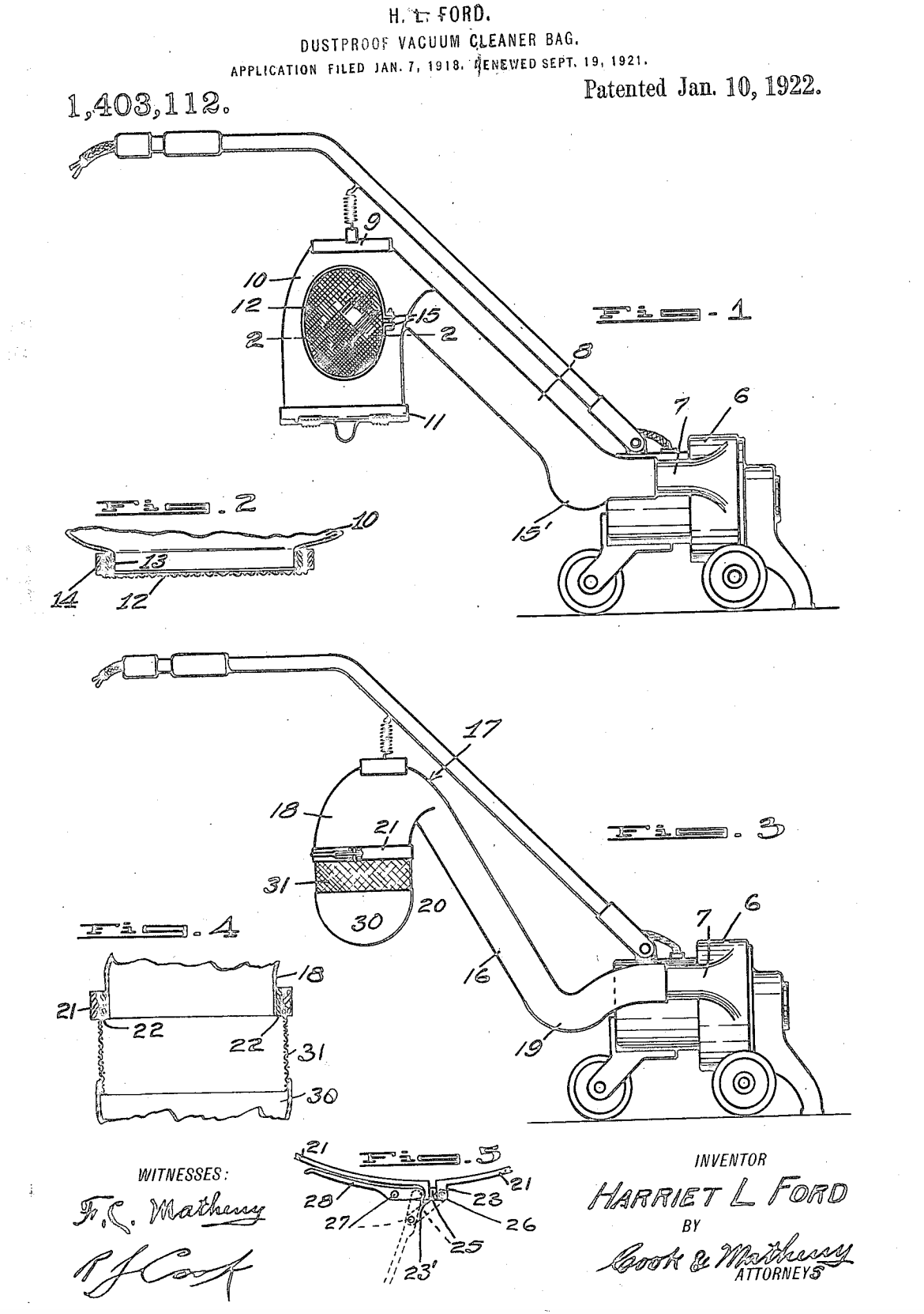 US1403112 patent drawing