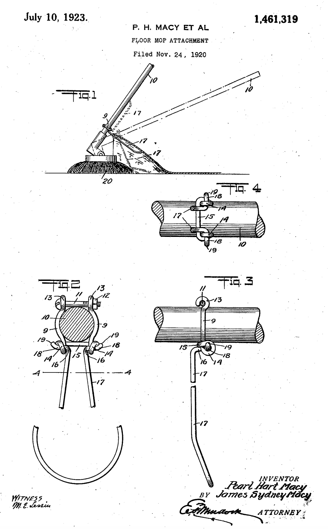 US1461319 patent drawing
