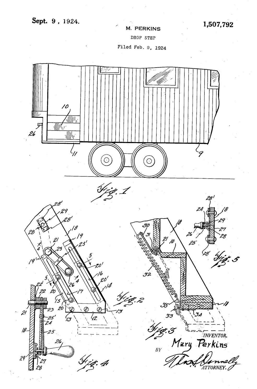US1507792 patent drawing