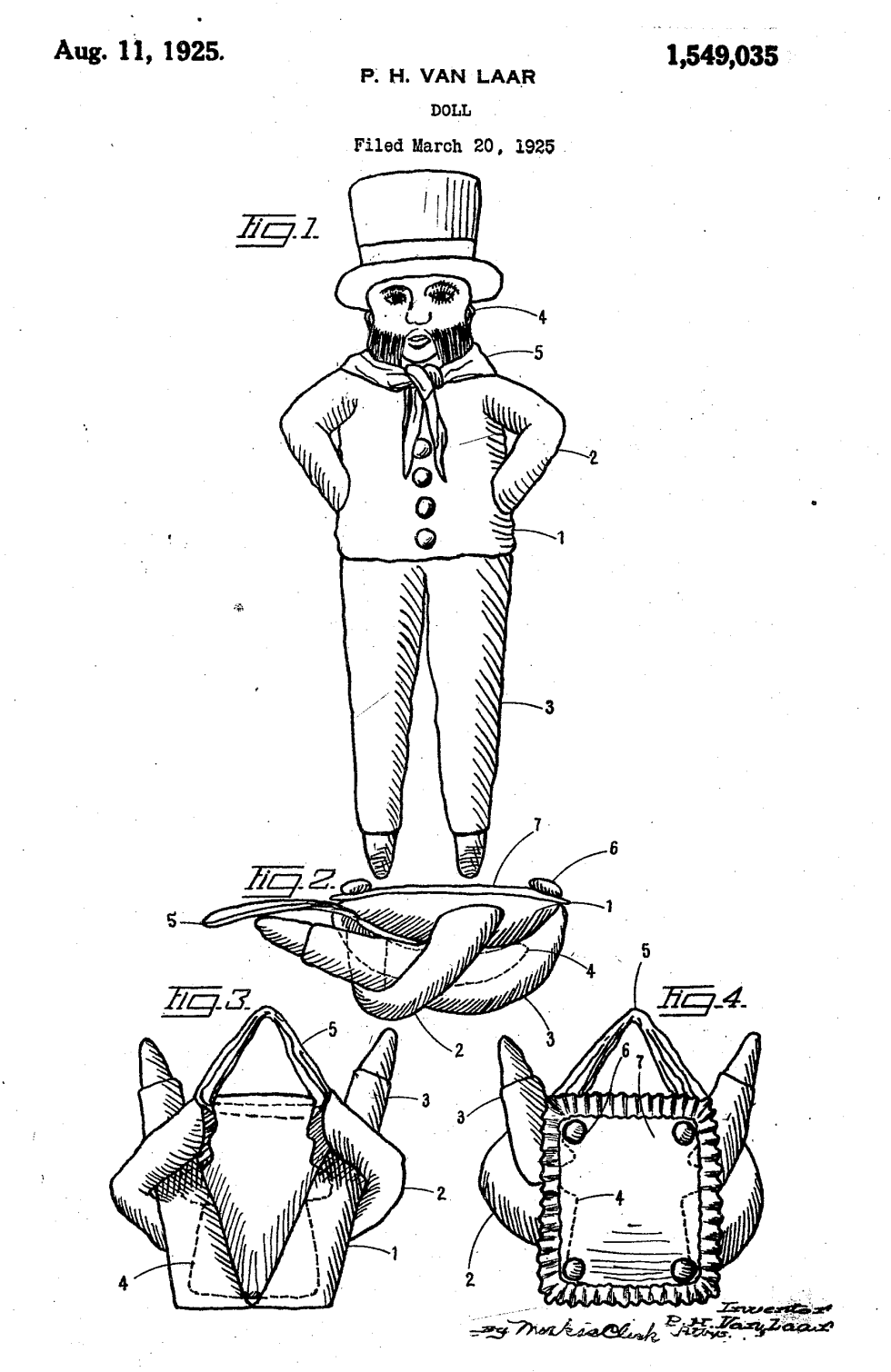 US1549035 patent drawing