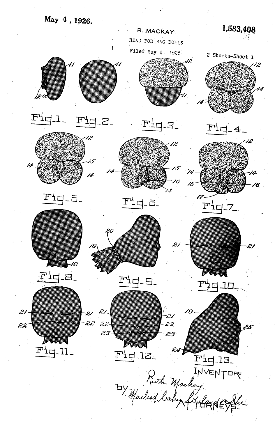 US1583408 patent drawing