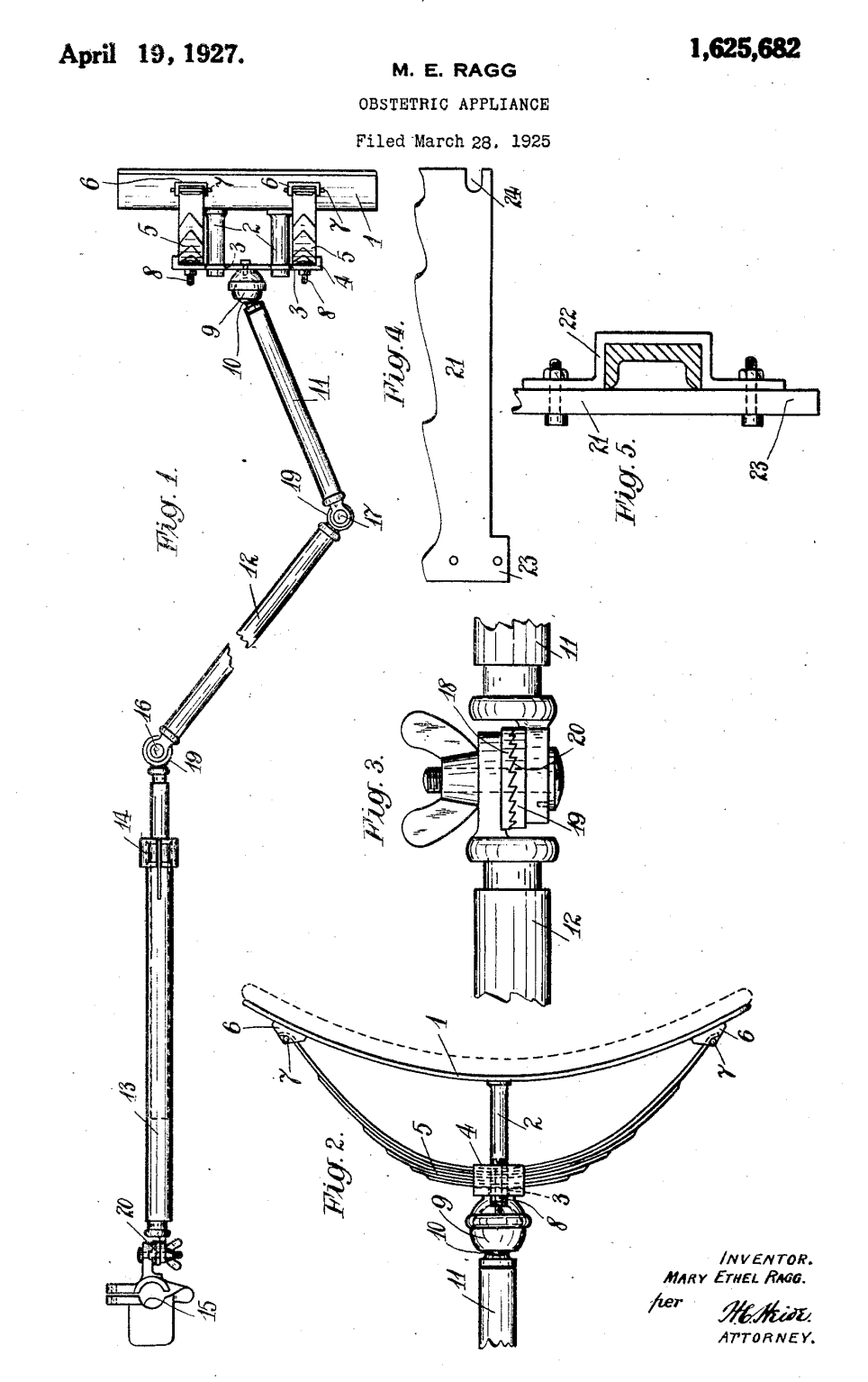US1625682 patent drawing