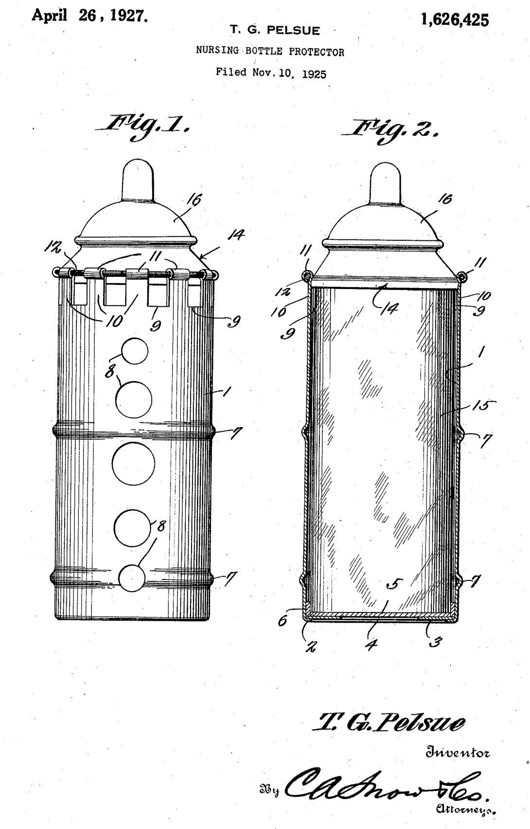 US1626425 patent drawing