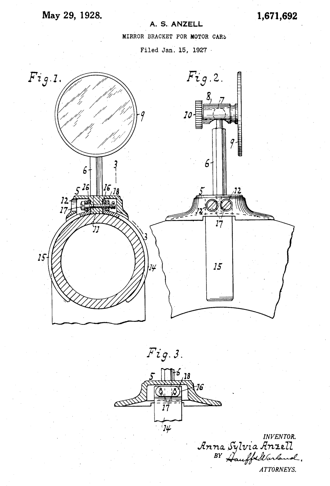 US1671692 patent drawing
