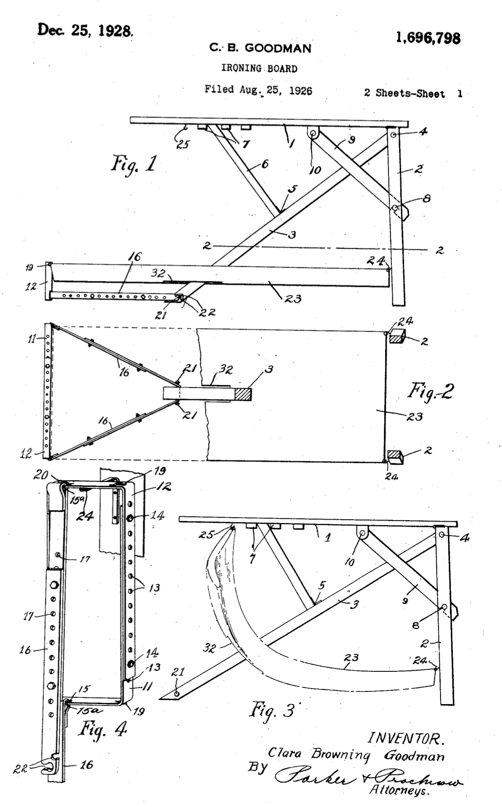 US1696798 patent drawing