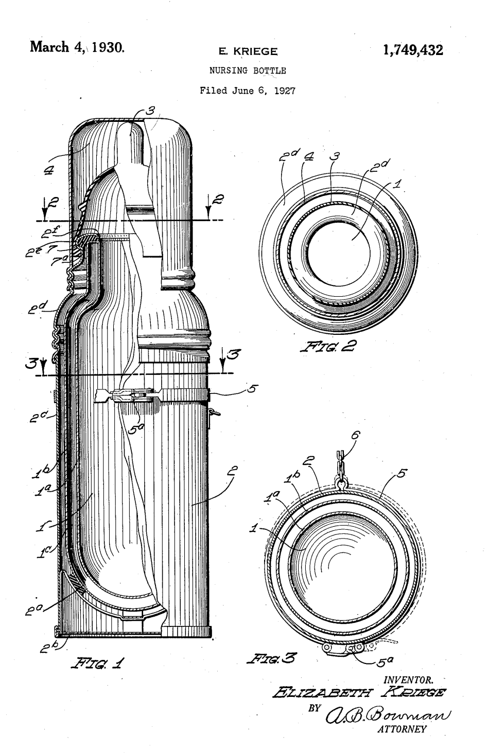 US1749432 patent drawing