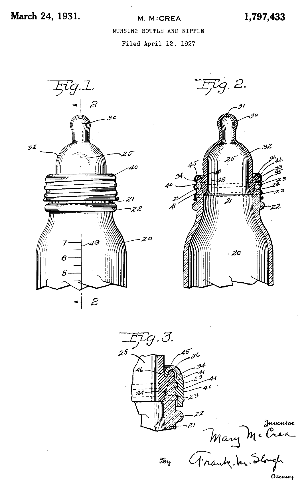 US1797433 patent drawing