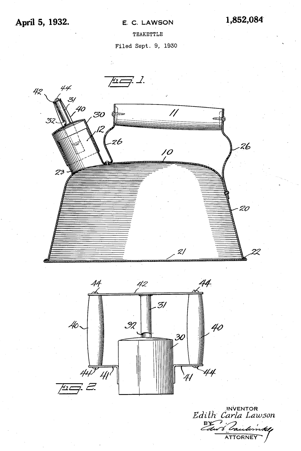 US1852084 patent drawing