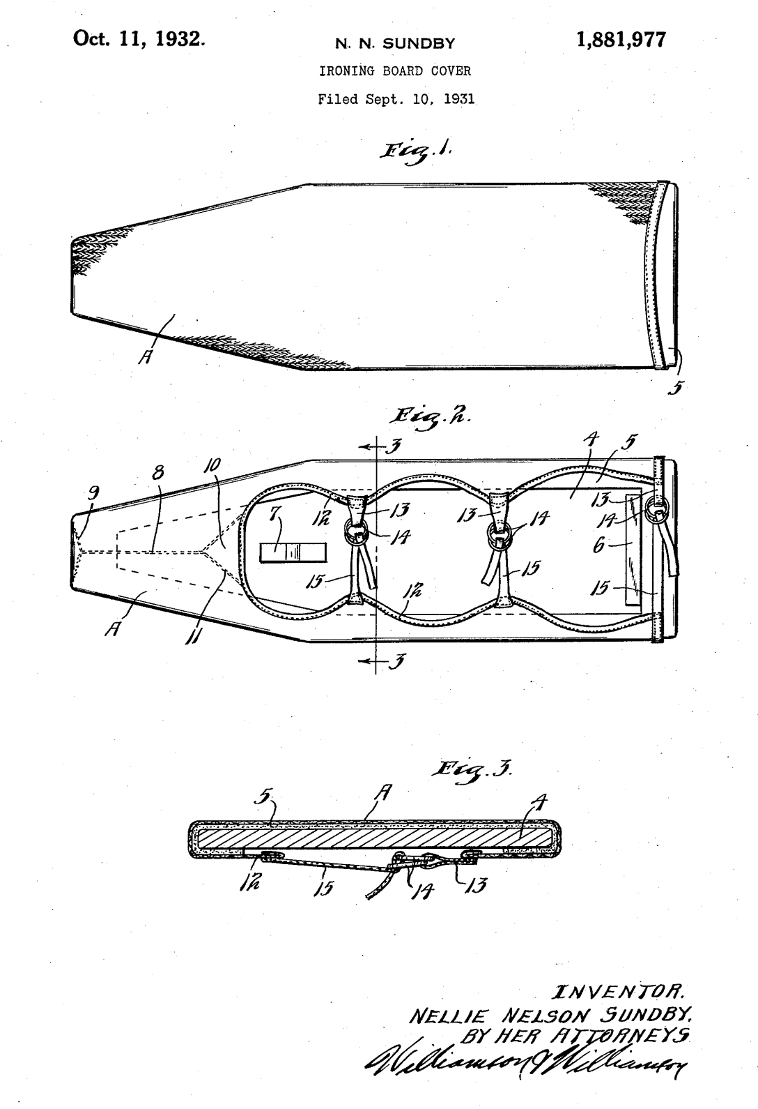 US1881977 patent drawing