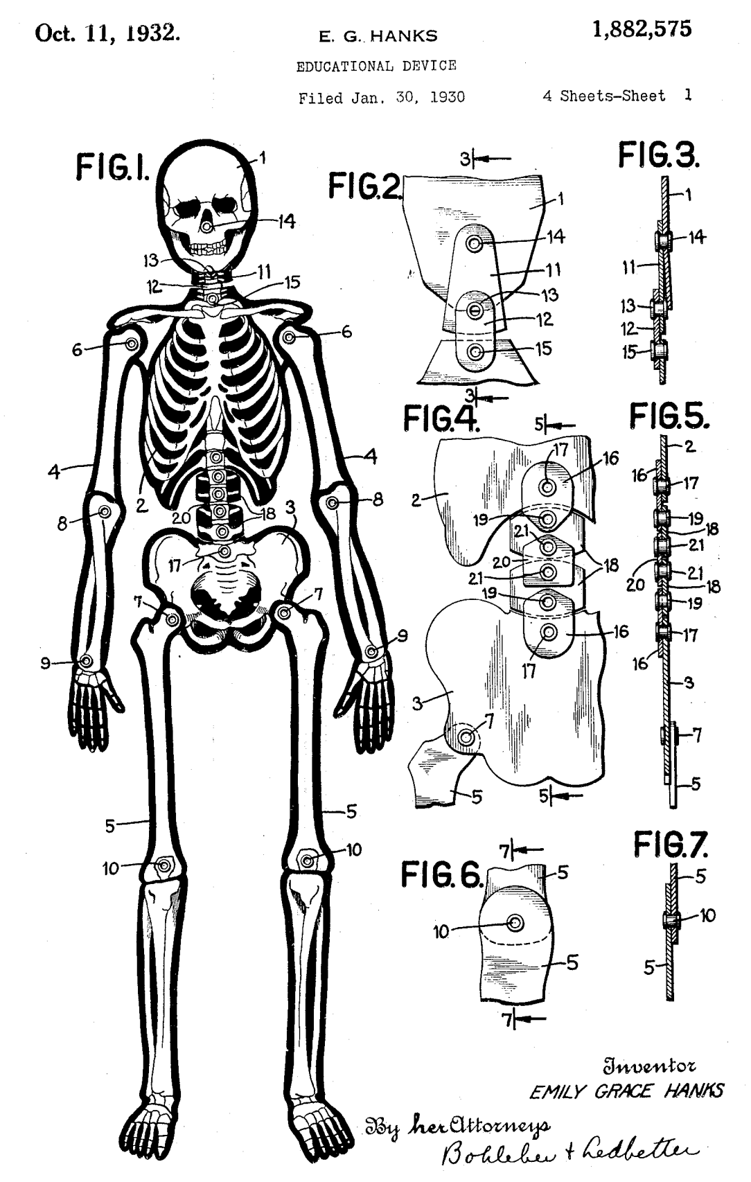 US1882575 patent drawing