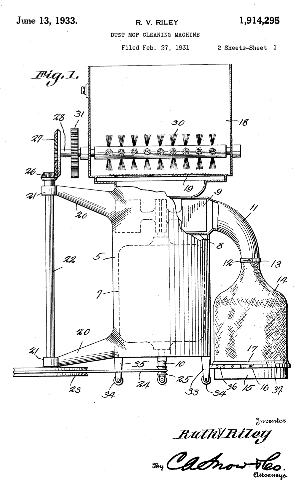 US1914295 patent drawing