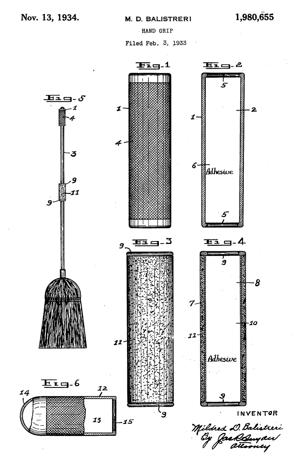 US1980655 patent drawing