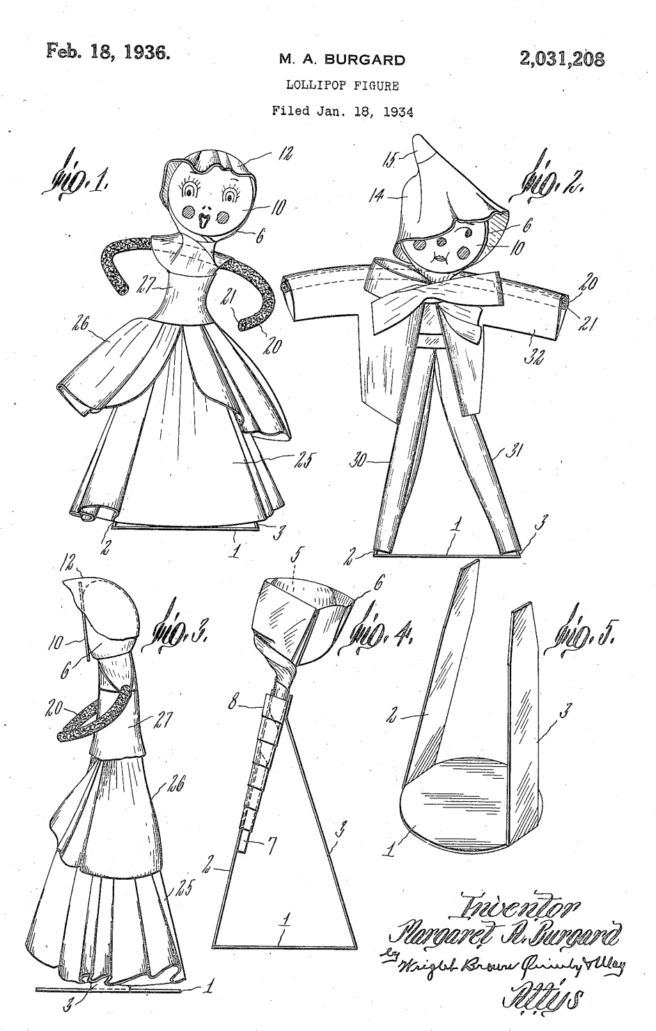 US2031208 patent drawing
