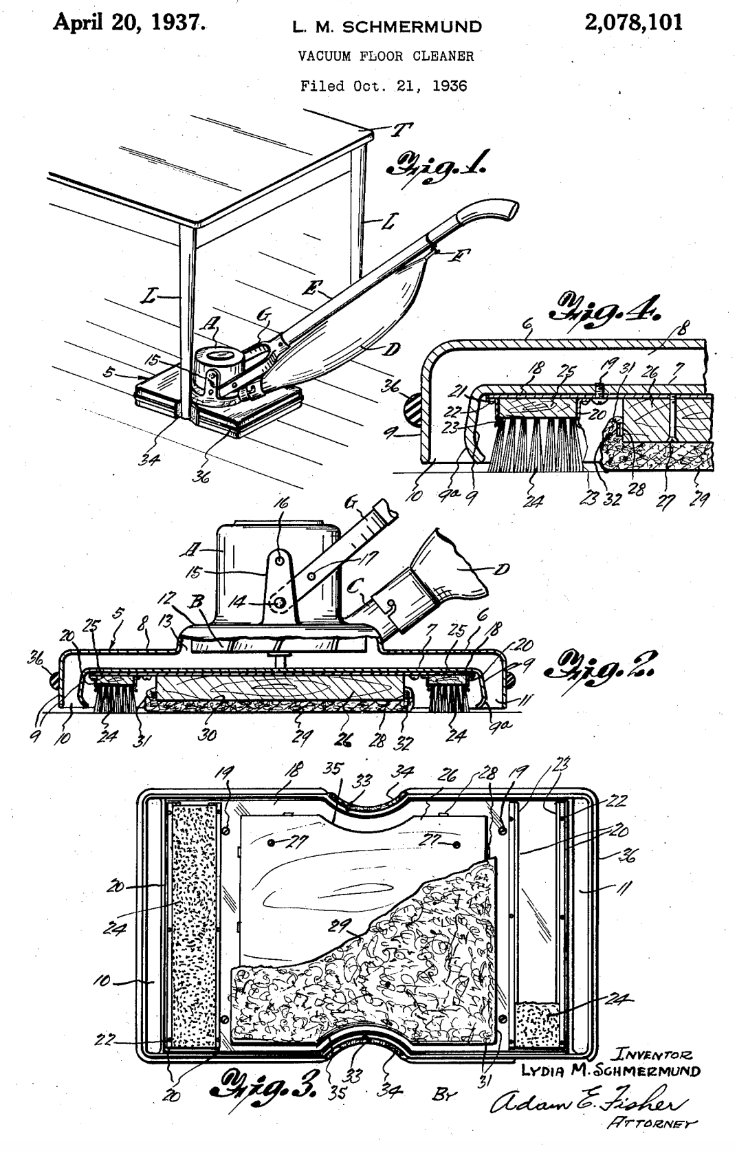 US2078101 patent drawing