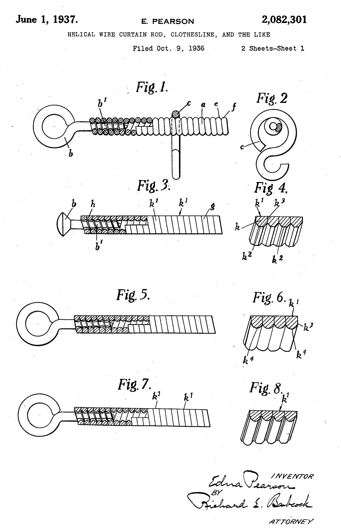 US2082301 patent drawing