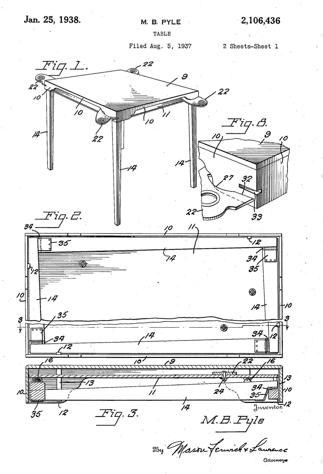 US2106436 patent drawing