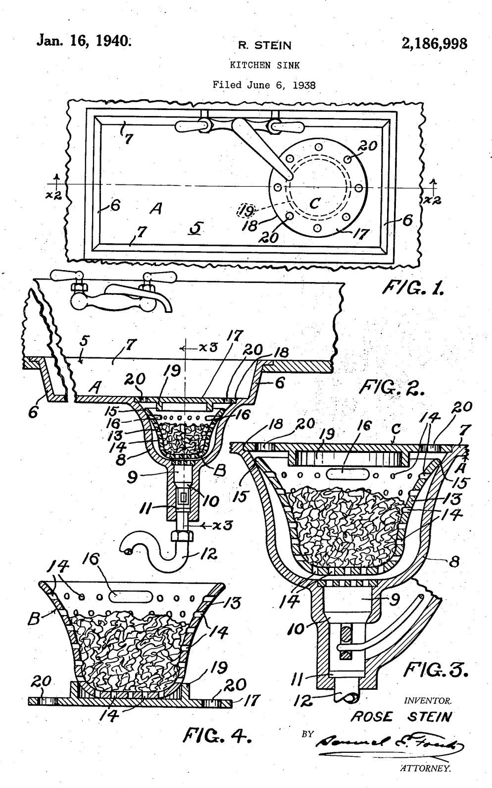 US2186998 patent drawing