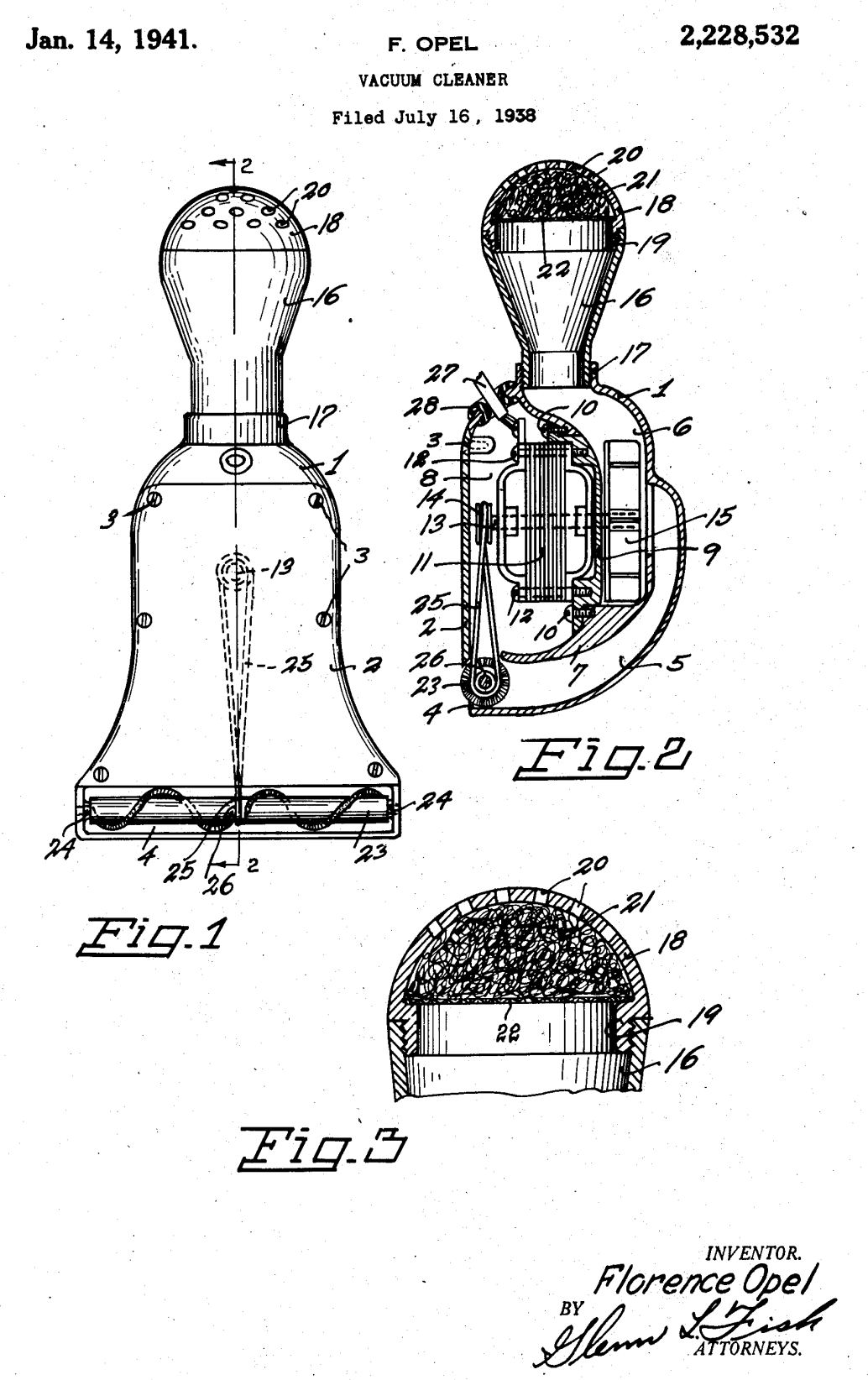 US2228532 patent drawing