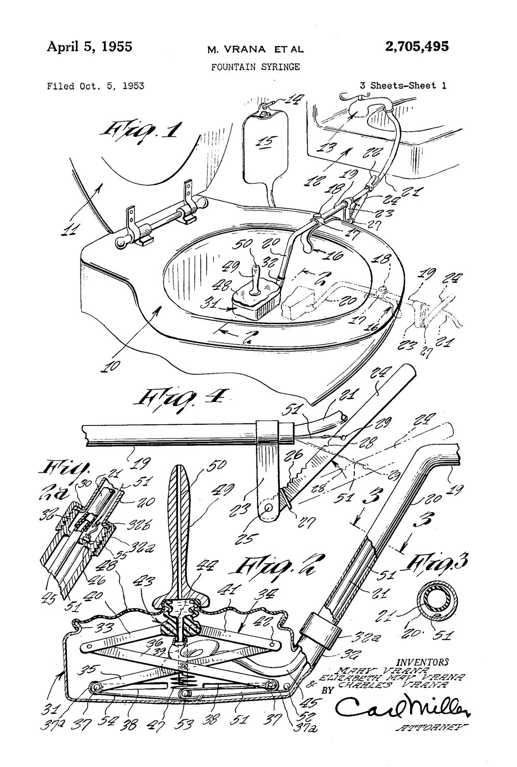 US2705495 patent drawing