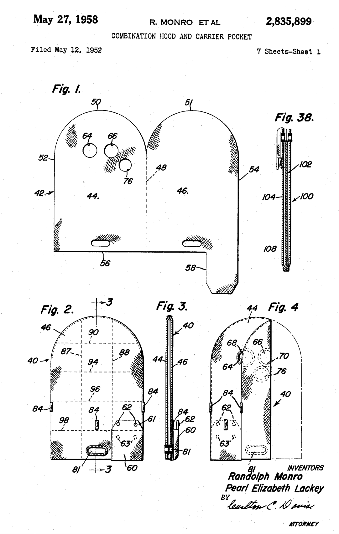 US2835899 patent drawing