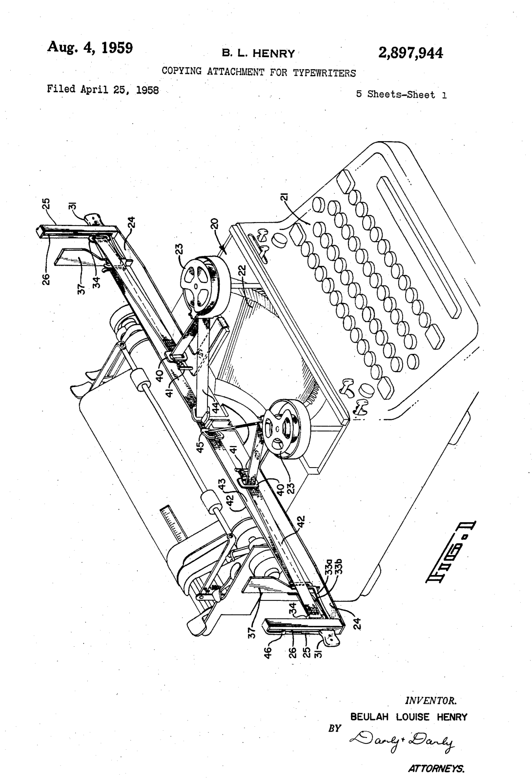 US2897944 patent drawing