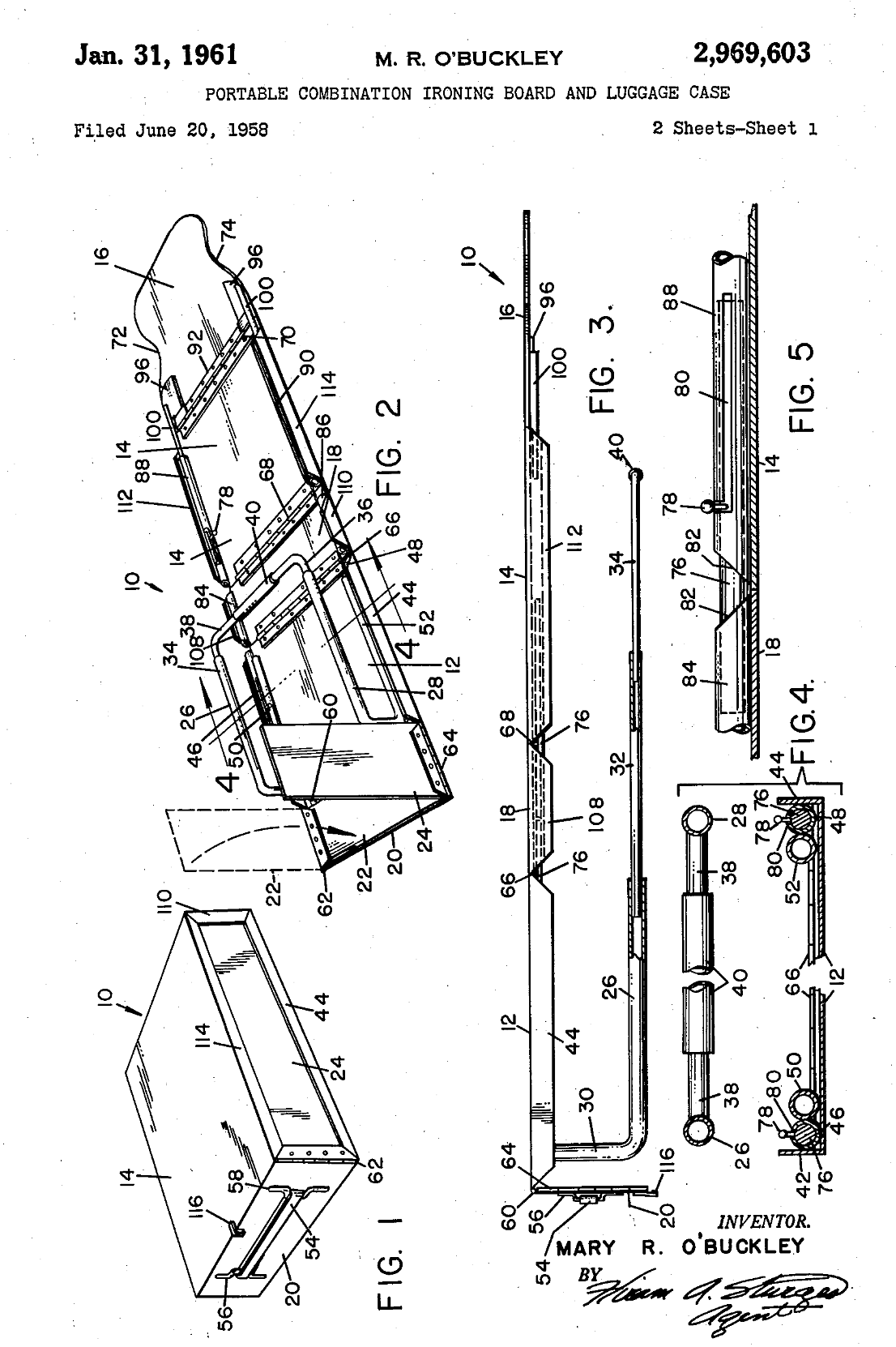US2969603 patent drawing