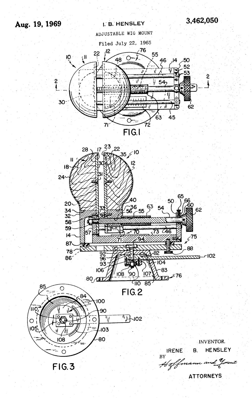 US3462050 patent drawing