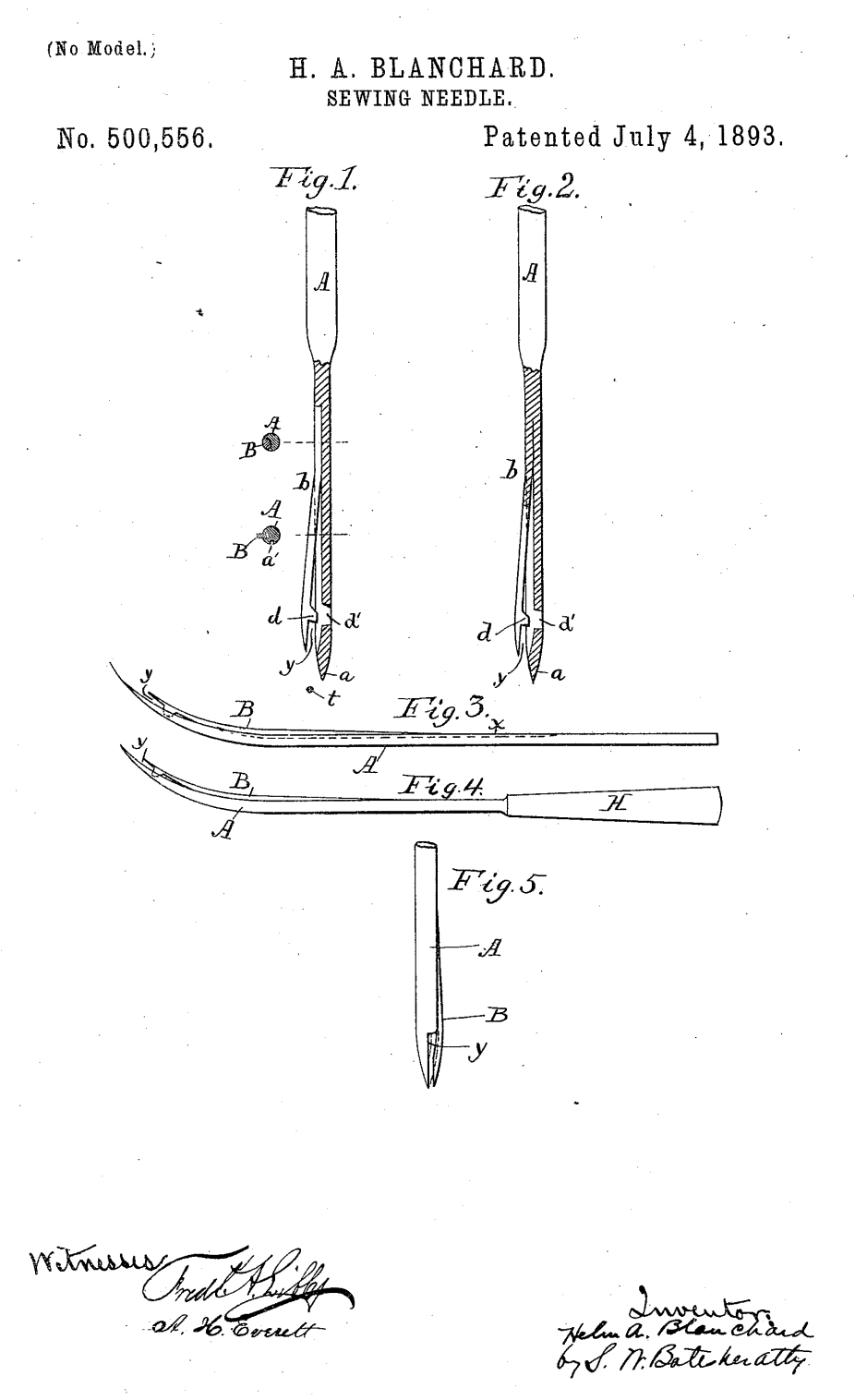 US500556 patent drawing