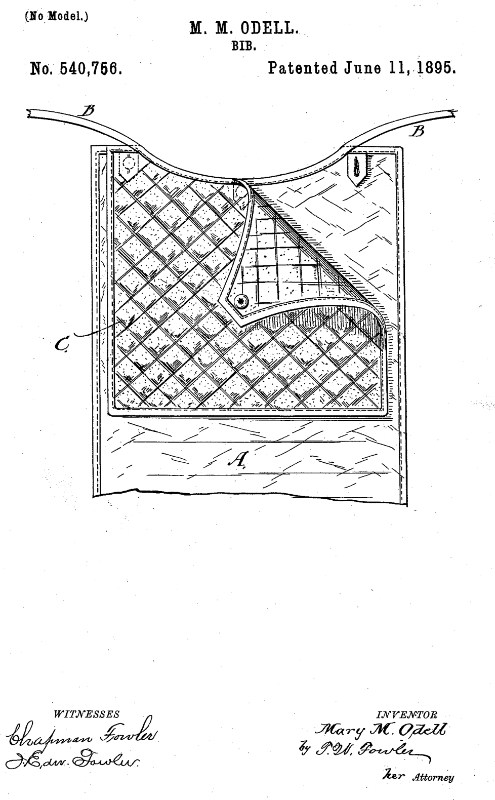 US540756 patent drawing