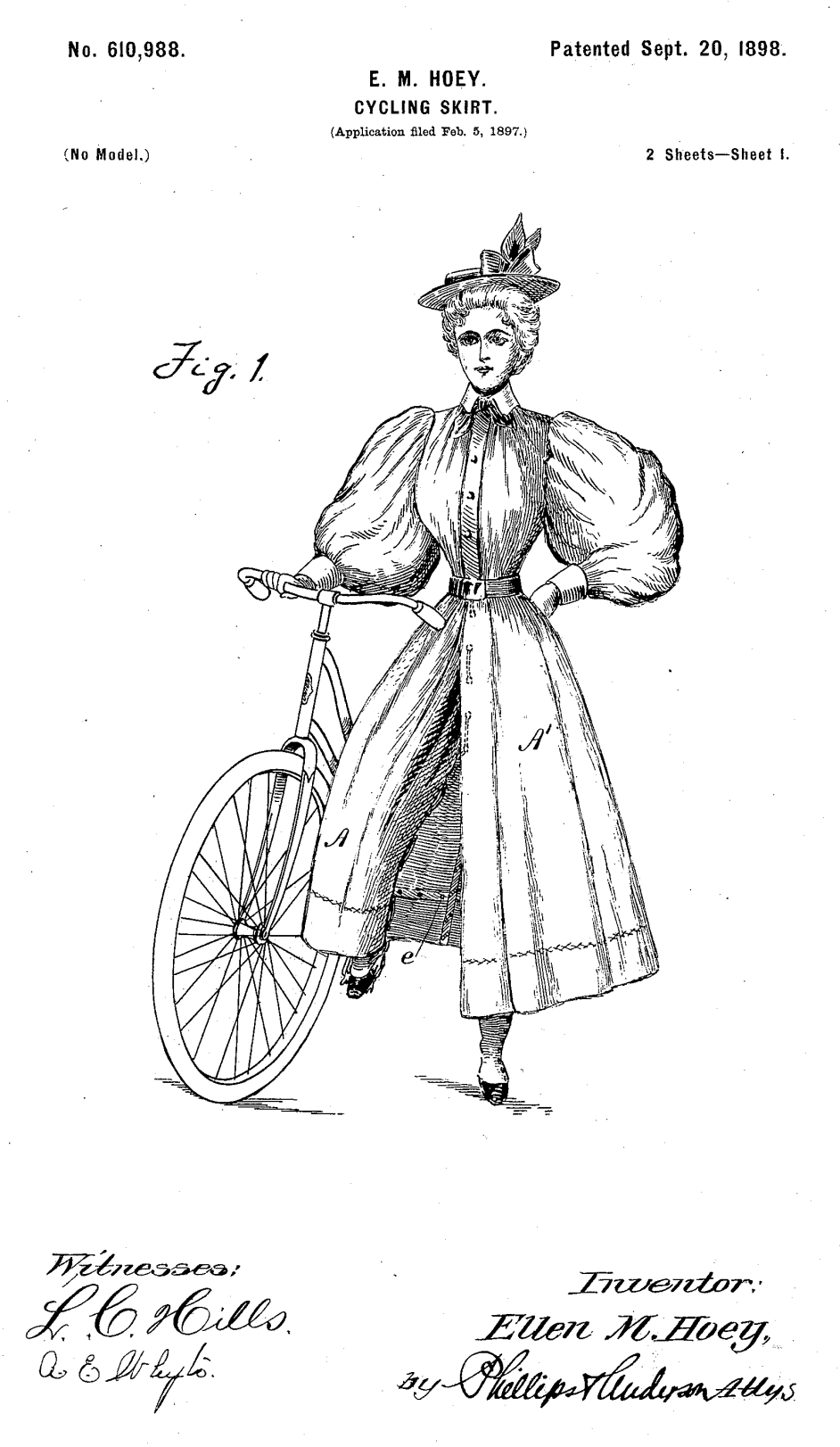 US610988 patent drawing