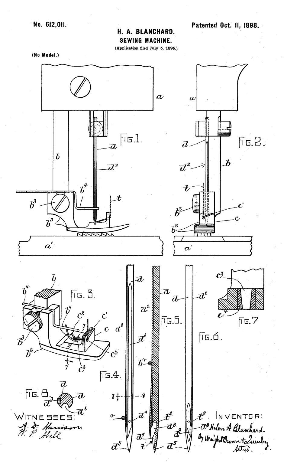 US612011 patent drawing