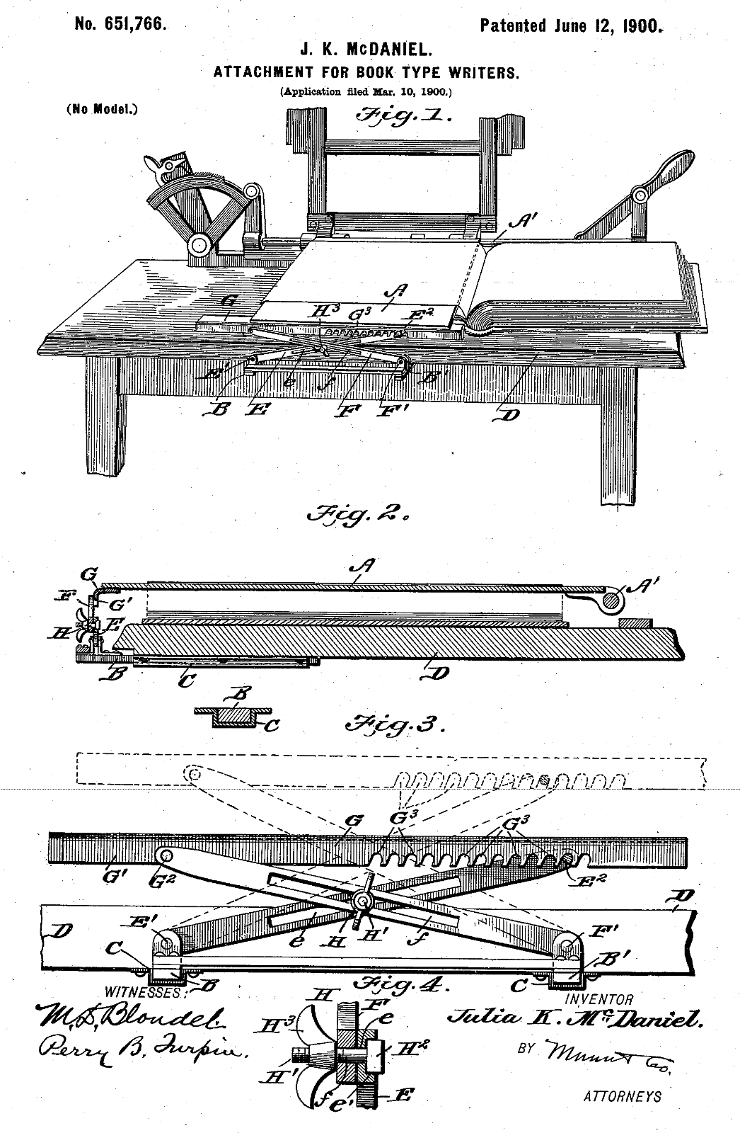 US651766 patent drawing